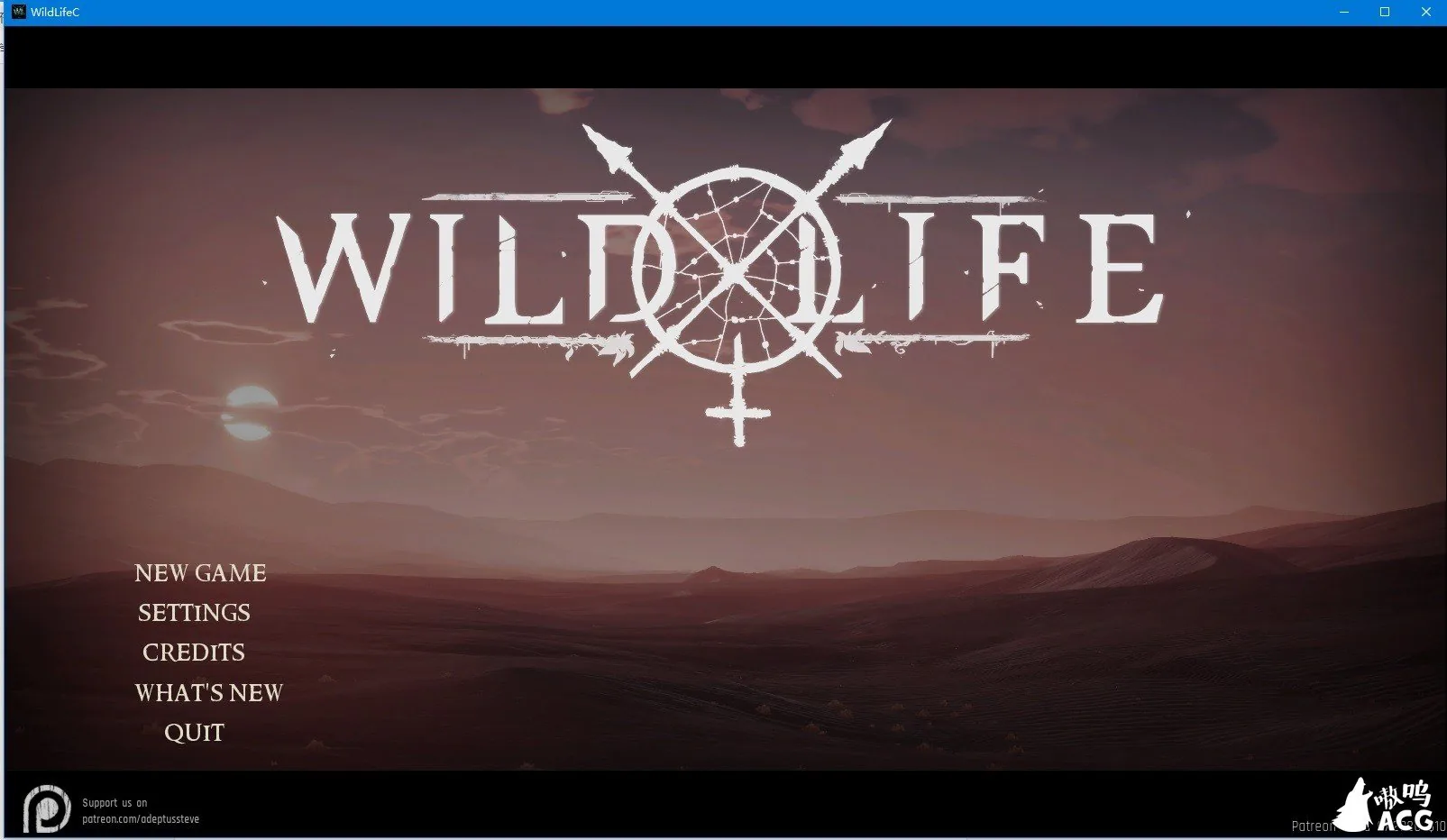 《Wild Life 野性》游戏资料封面