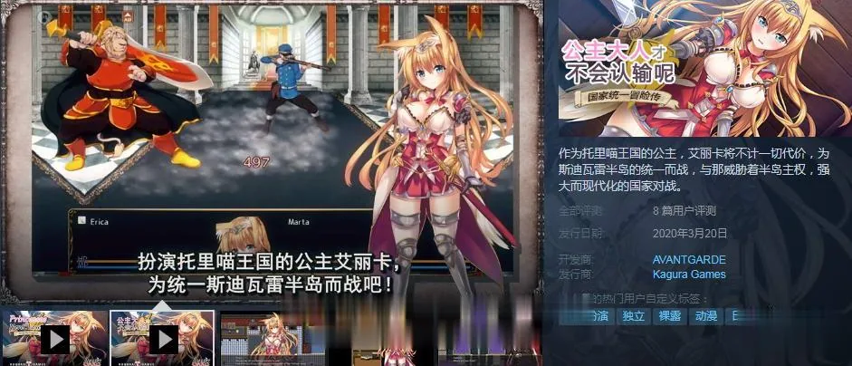 【大型RPG/中文/步兵】公主才不会认输呢!银乱国家冒险传!官方中文版+存档+CG【3G】 畅玩游戏 预览第3张-XACG动漫资源社——中文ACG动漫游戏社区
