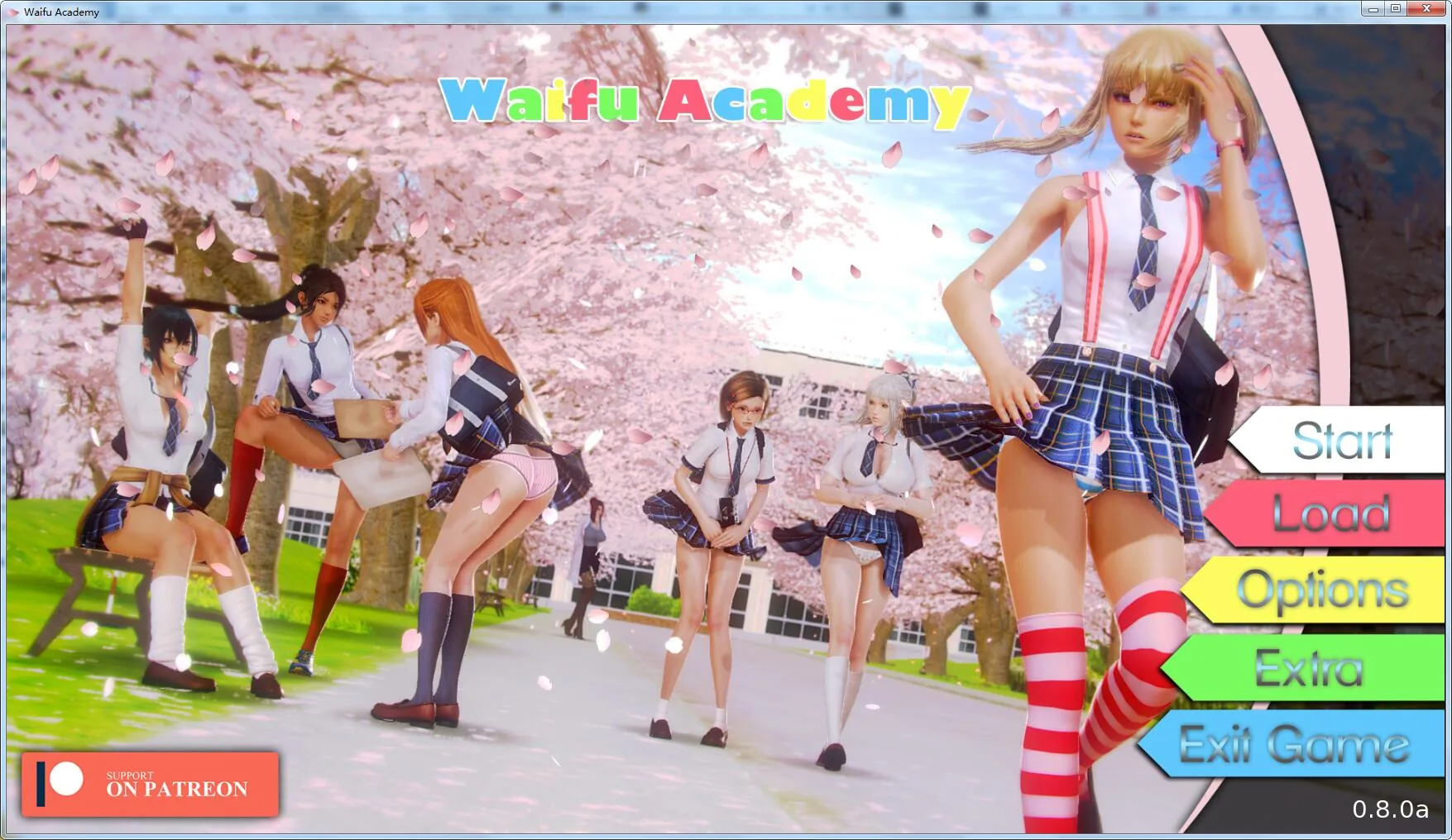 二次元老婆学院V0.8.0a [汉化版+全CG] 【欧美SLG/动态/汉化】 〔PC+安卓〕 (10G/更新)
