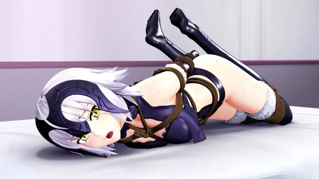 陷入卑劣陷阱的龙之魔女【HAG/3D/全动态】完全紧缚放置羞辱折磨/付动画〔1.4G〕