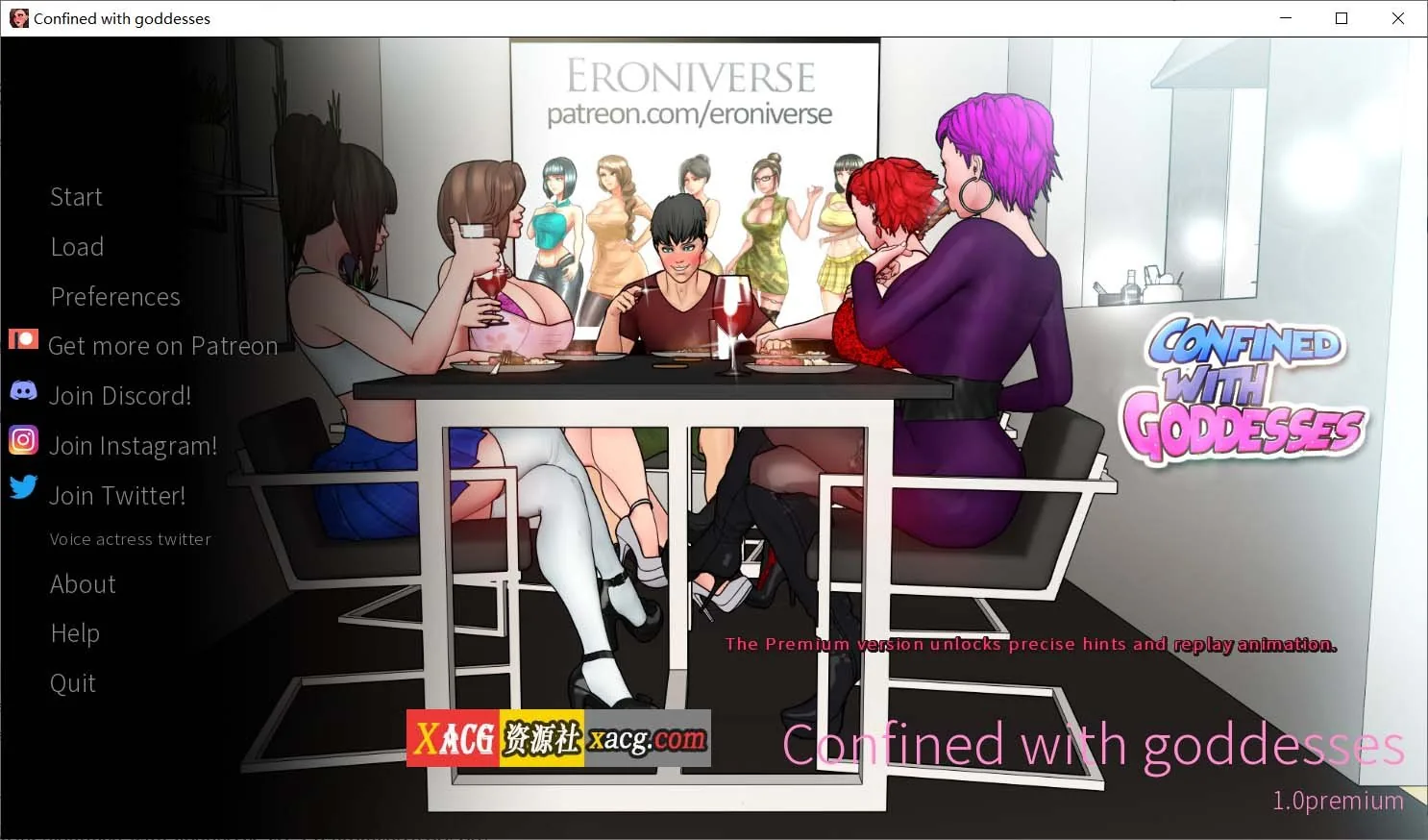 《与女神一起被隔离 Confined with Goddesses》游戏截图 1