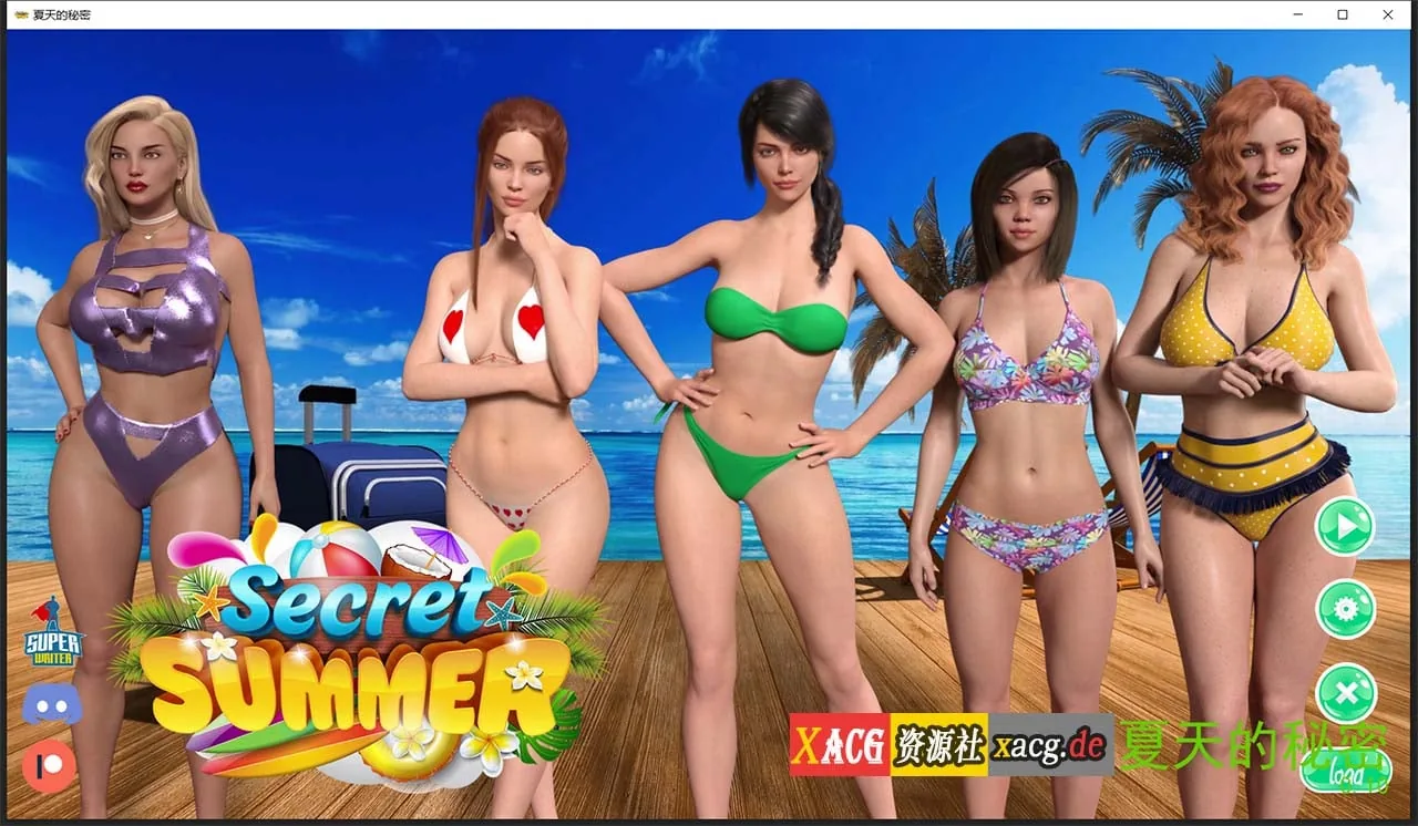 夏天的秘密 Secret Summer V0.10 汉化版 [欧美SLG/新作/汉化] 〔PC+安卓/3G〕
