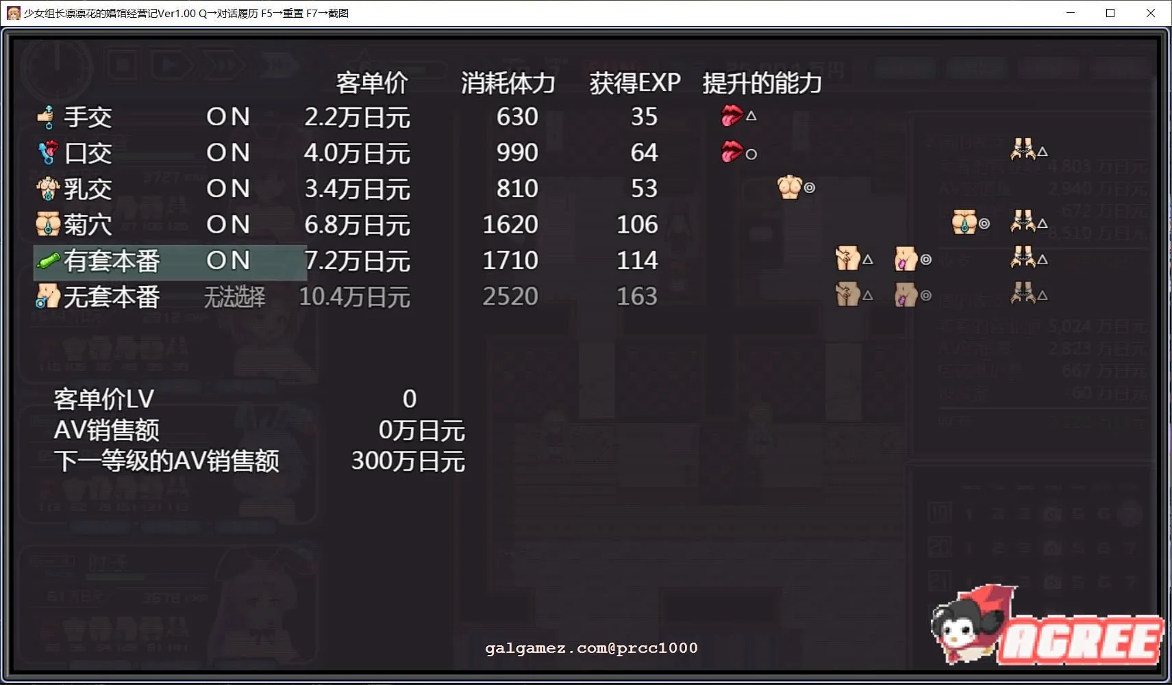 【经营SLG/汉化】少女组长凛凛花的娼馆经营记 V1.1巴比伦汉化版【PC+安卓/更新/3G】 畅玩游戏 预览第6张