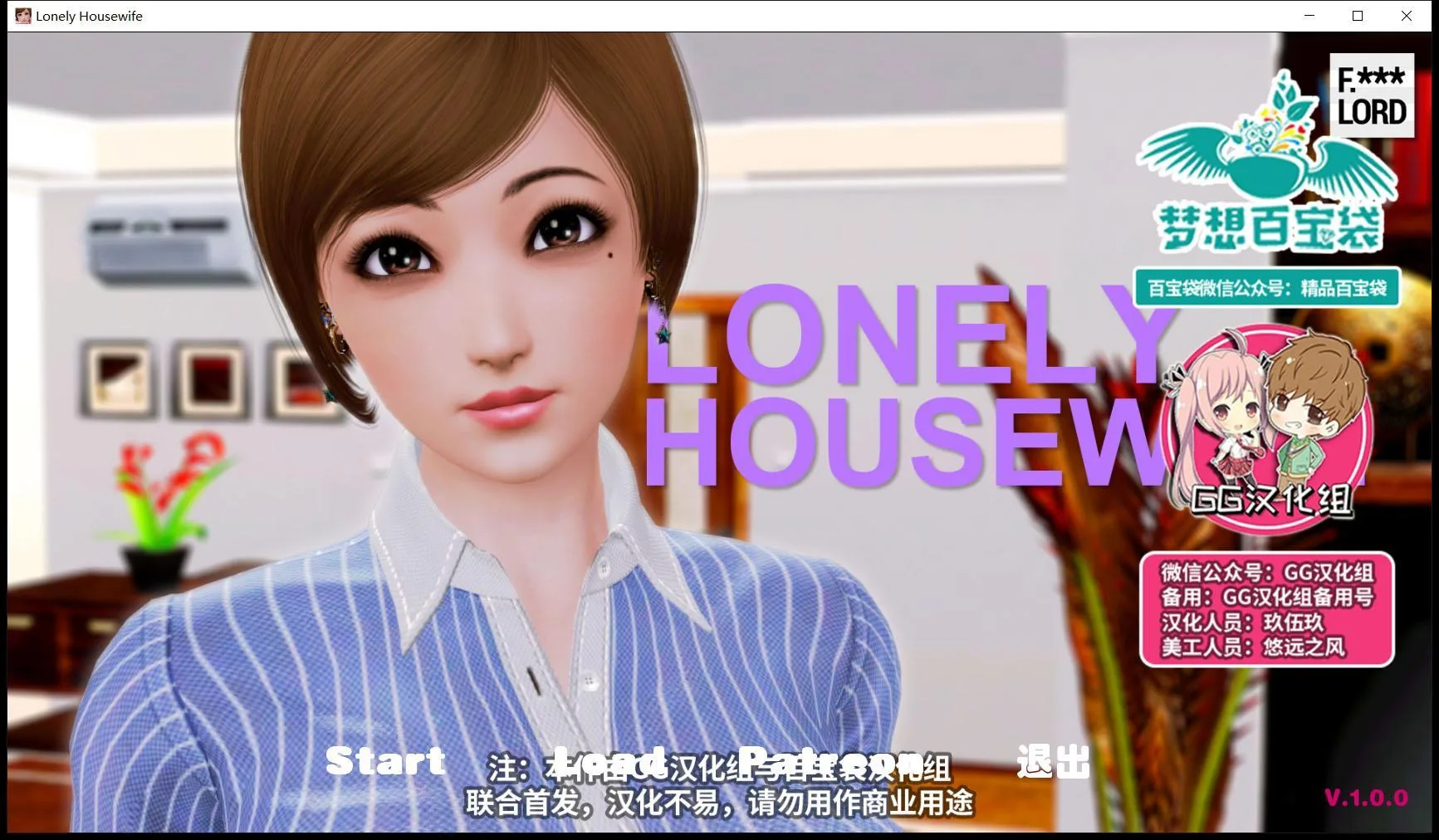 [欧美SLG/GG汉化/动态] 孤独的家庭主妇 PC+安卓完结精翻汉化版+全CG 〔FM/300M/百度〕