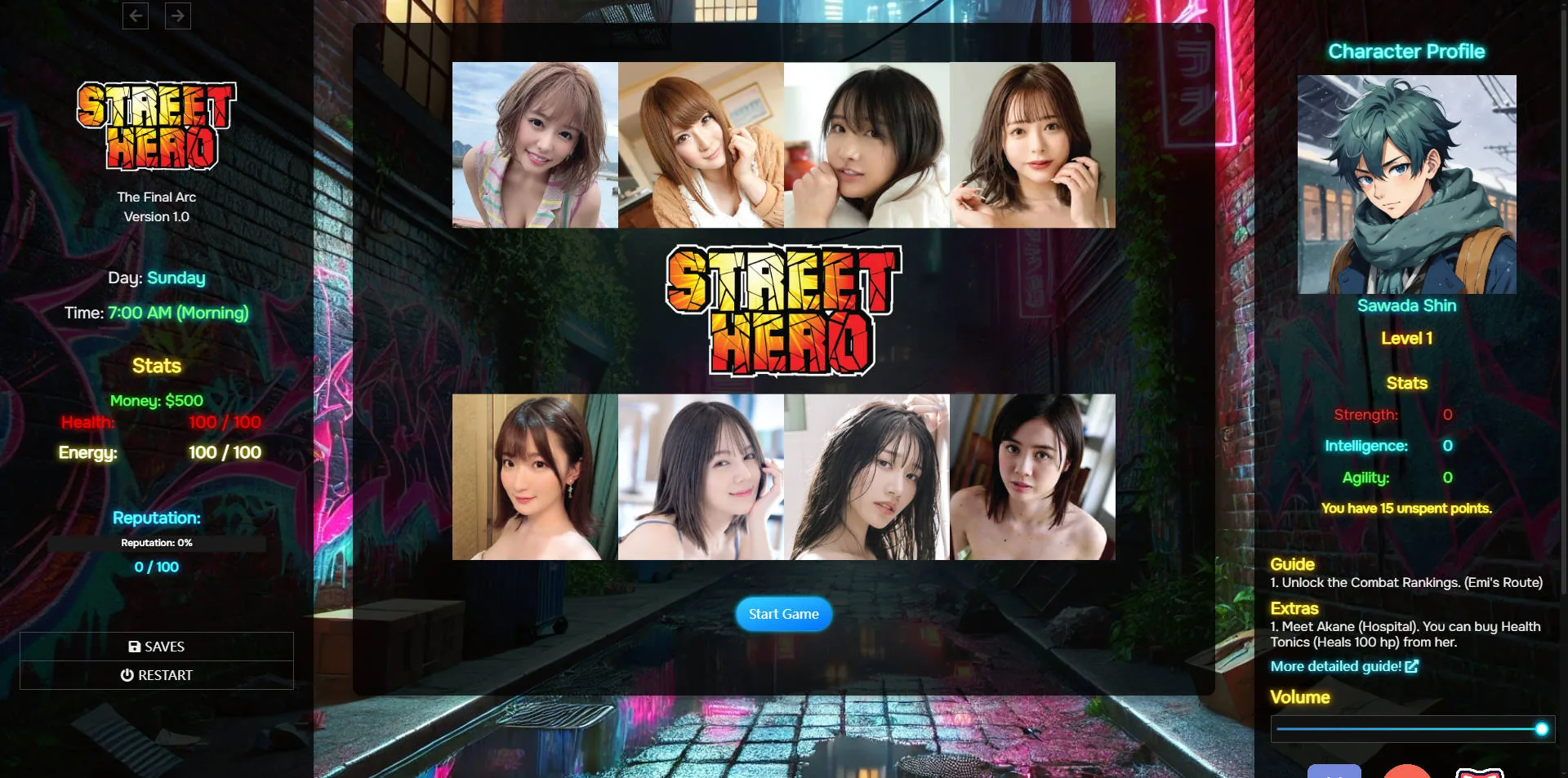 街头英雄/Street Hero V0.8 浏览器汉化 [22.7G/FM/WY]