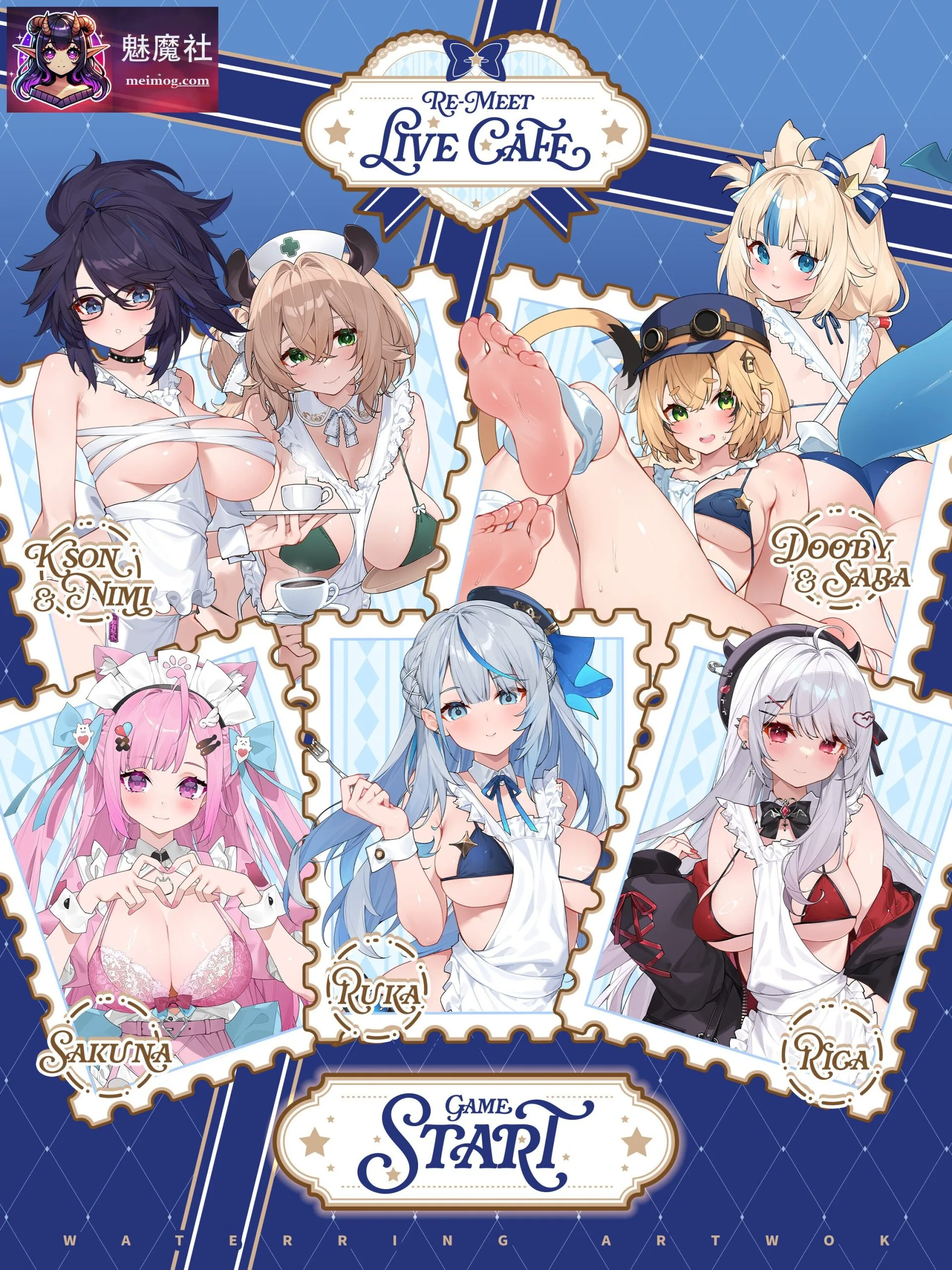 再次邂逅咖啡厅 ReMeet Live Cafe [Ver1.0 官方中文步兵版] [PC] [SLG/官中/全动态] [3G/FM/百度]