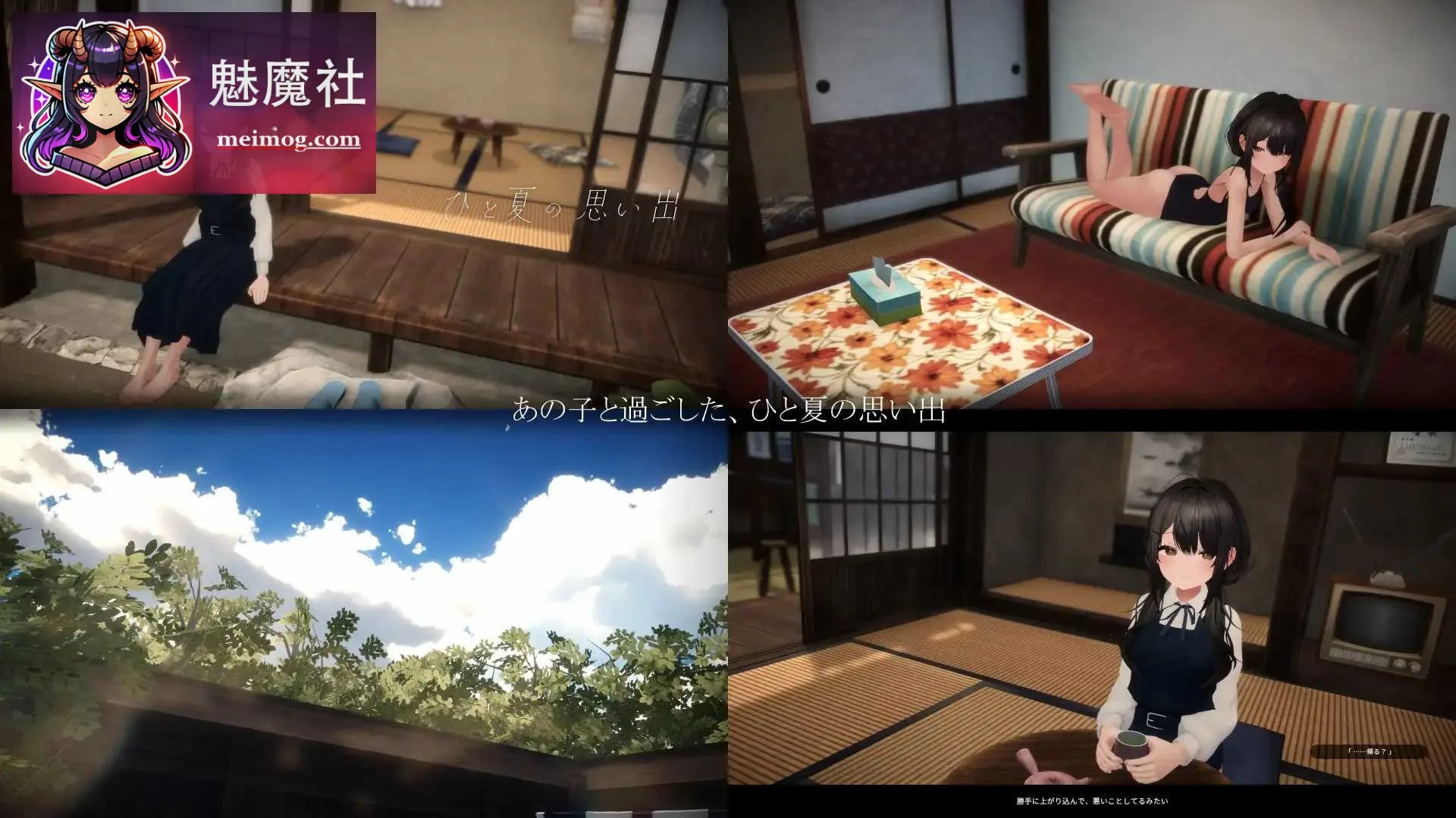 一夏的回忆 ～诱惑我的褐色恶女们～ ひと夏の思い出 〜僕を誘惑する褐色の悪女たち〜 [PC] [3D/动态H] [500M/微云网盘]