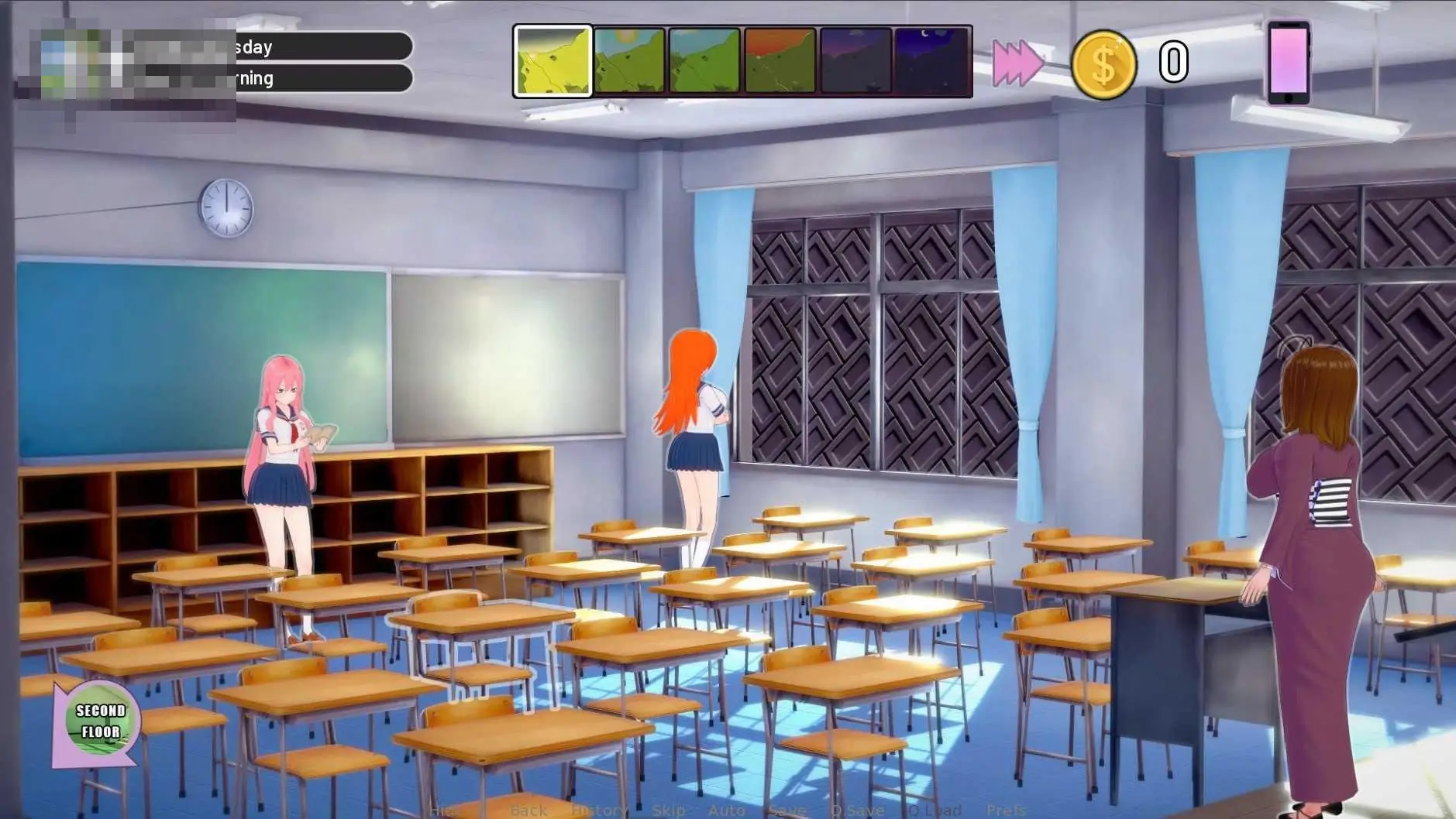 《Waifu Slut School／妻子荡妇学校》游戏截图 3