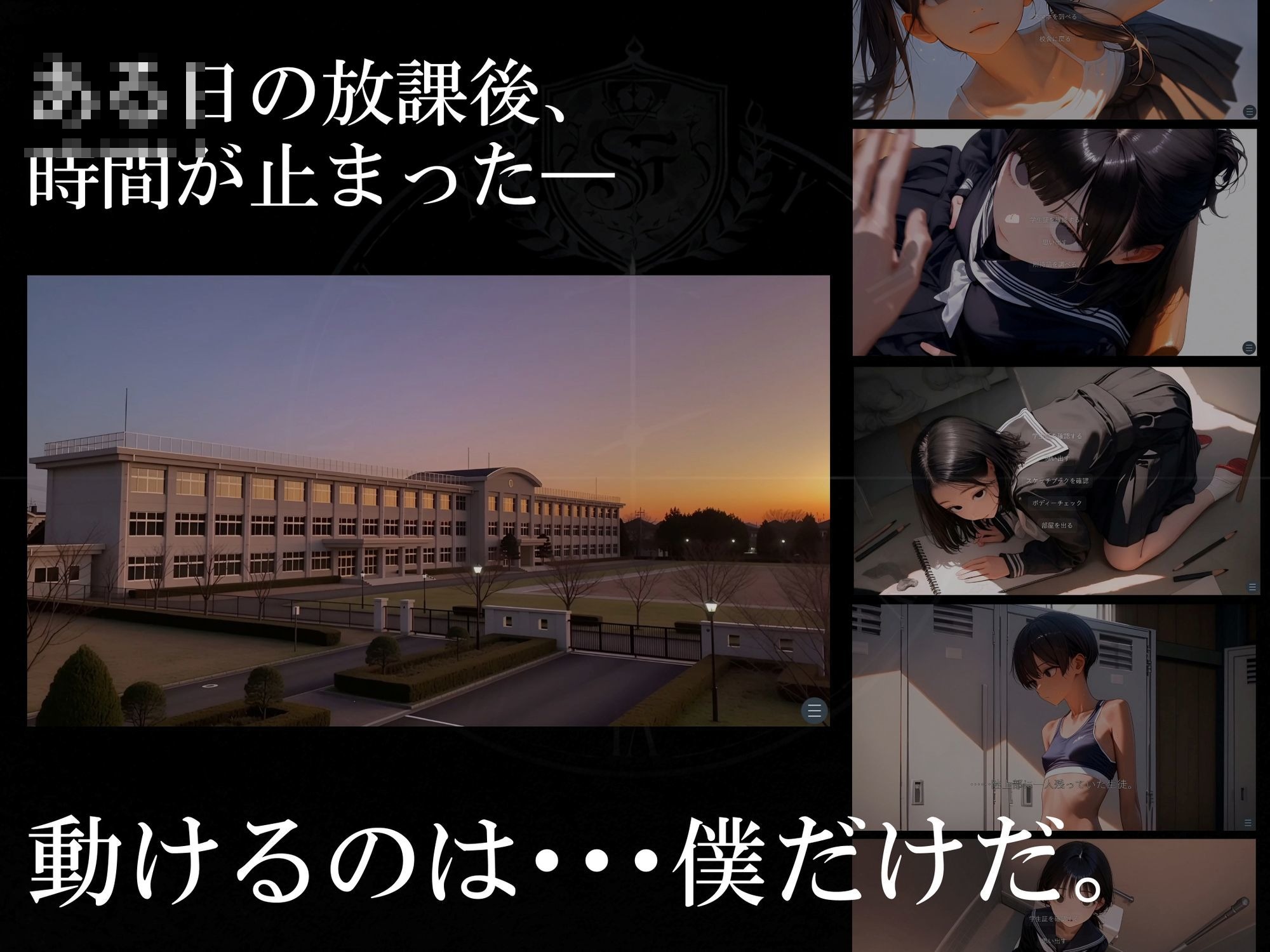 时间停止的学院 ver2.0 〔汉化+更新〕【时停探索动画SLG】〔1G〕【pc】〔FM/百度云〕