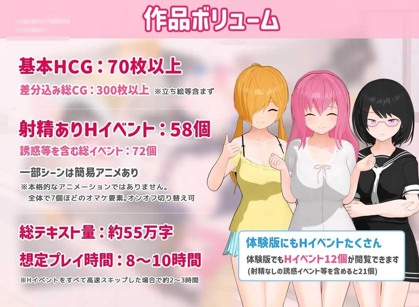 三色魔女 ～与魔女三姐妹的诱惑生活～ 〔PC〕【AI汉化】〔729m〕【ADV】〔百度云/FM〕