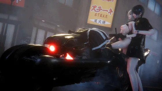 [3D/无修/CV] Elarbaby：D-21+22 阿尔托莉雅 性感机车少女极限车震爆肏中出 [916M/FM/WY]