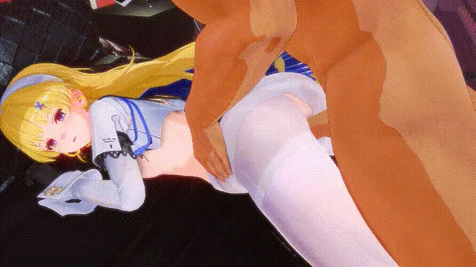 【MMD/煌めく星/纯啪】鸣潮 白丝裤袜菲比~被玷污的圣堂修女(1+2)【280m/1080p/飞猫百度】