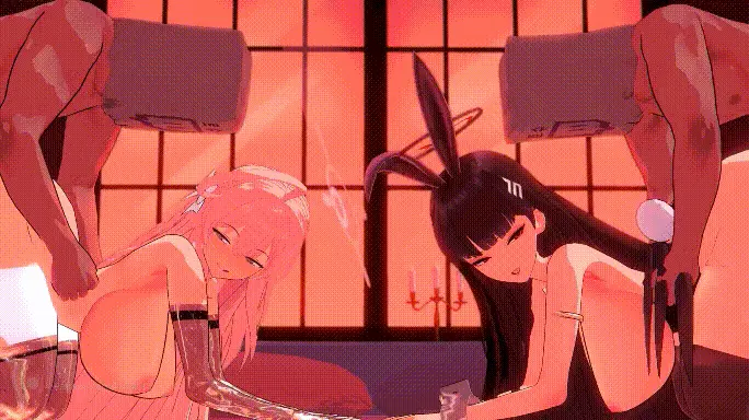 【MMD/LeKanto/纯啪】蔚蓝档案熟女风~乱交淫啪 +NIKKE乱交/NTR出轨人妻【773m/1080p/飞猫百度】