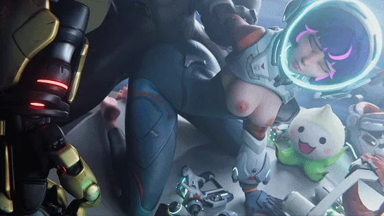 [3D/无修/CV] Nagoonimation 4月新作：Juno and Doomfist 娇嫩少女黑色巨根后入爆肏 [545M/FM/WY]