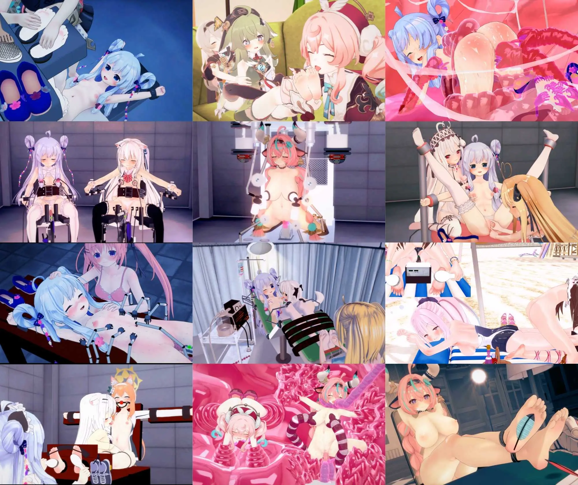 【百可花】超高质量R18MMD机械姦+触手合集〔2025.8.12更新〕（3.4G/16V）[FM转BD]/MMD/精品