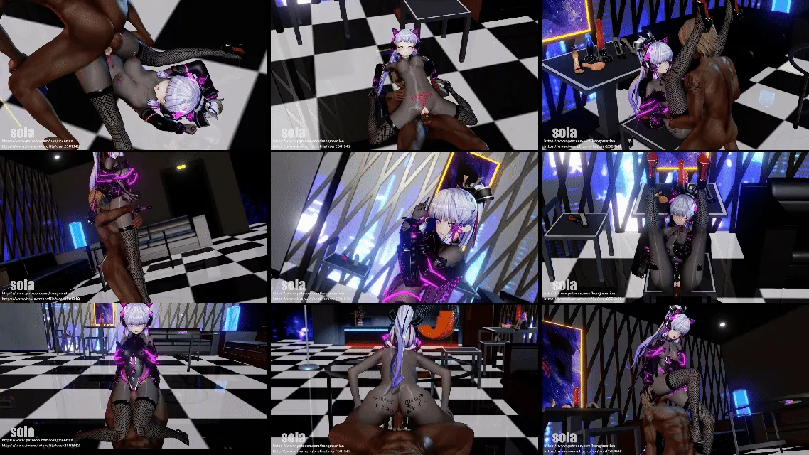 神里绫华恶堕【sola-原神-3D同人动画】〔280mb/4.25分钟〕（飞猫+百度）