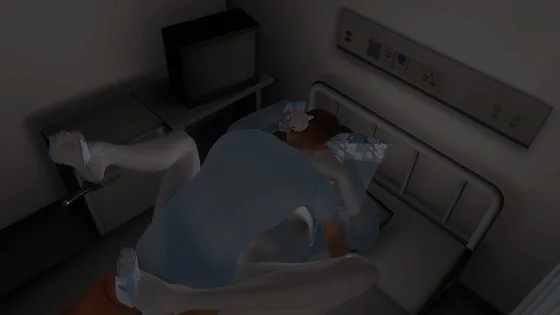 [3D/NTR/VAM] 牛头人爱好：白富美-医院NTR2 丰满巨乳女友在男友病床前被侵犯中出 [8.7G/FM/WY]