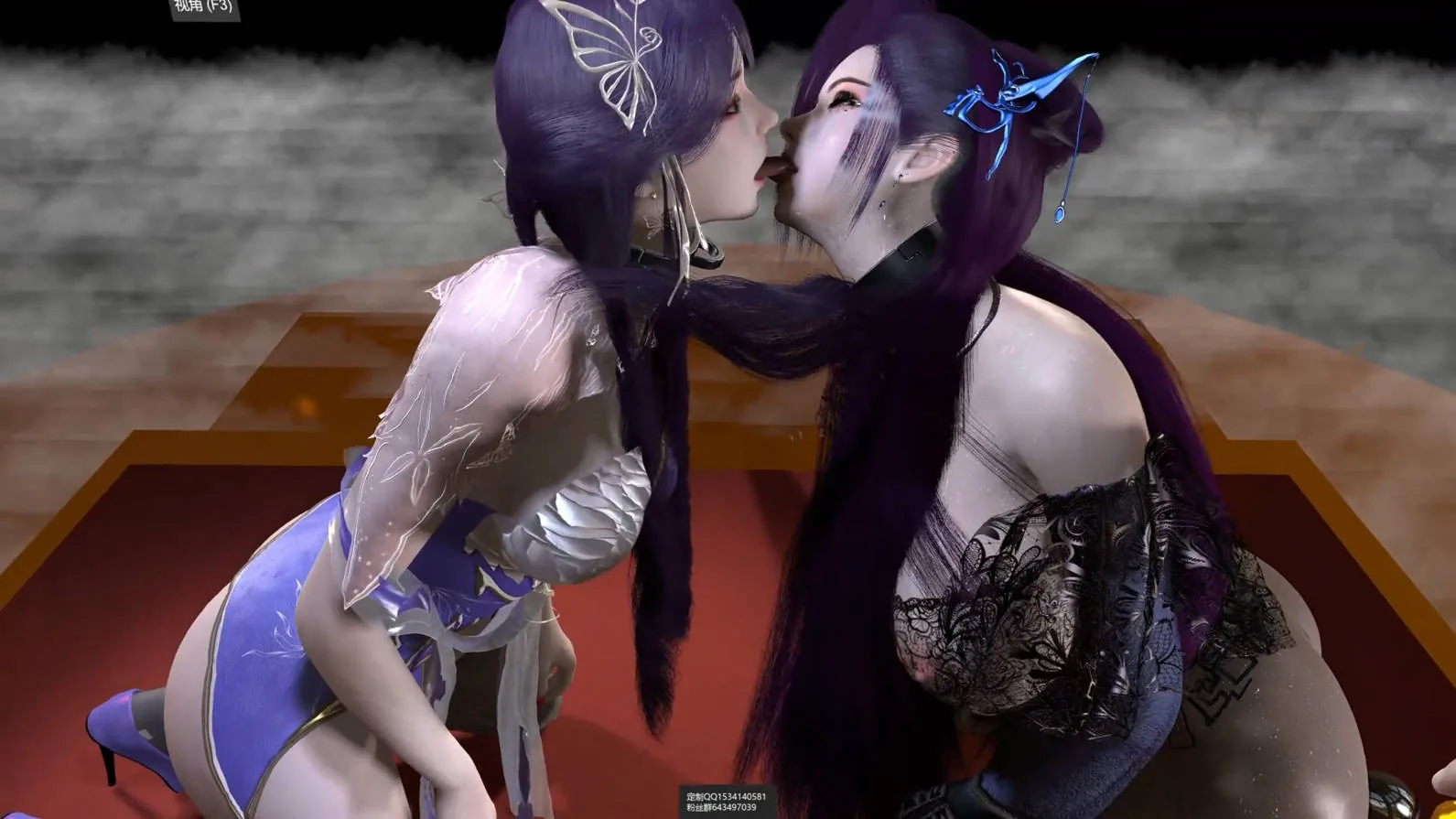 [VAM动画][黑仔] 定制-云曦&潮女妖（40分钟） [1.75G/FM微云]