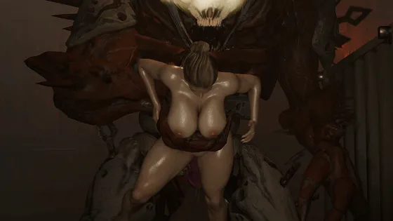 [3D/无修/CV] Mangoman 3月新作：丰腴巨乳女骑士战败被兽人凌辱侵犯 [1G/FM/WY]