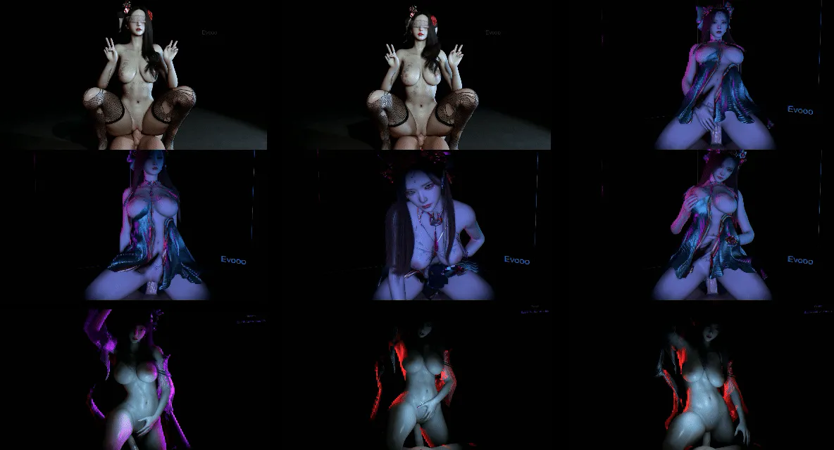 evooo：瑾+女菩萨+清漪的骑乘侍奉【3V/588mb-6.32分钟】[3D同人动画]（飞猫+微云）