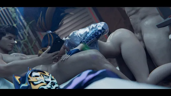 [3D/无修/CV] Gennariel 6月新作：KDA VIP Treatment long version KDA女团多人淫乱性交派对 [342M/FM/