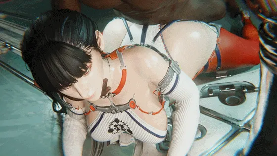 [3D/无修/CV] Nokeb 7月新作：伊芙+隐士 性感丰满御姐骑乘后入爆肏 [327M/FM/WY]