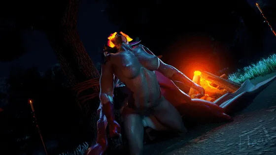 [3D/无修/CV] Elasid 4月新作：Dragoness's Fiery Feast + Bonus 性感龙娘强制榨精 [3.6G/FM/WY]
