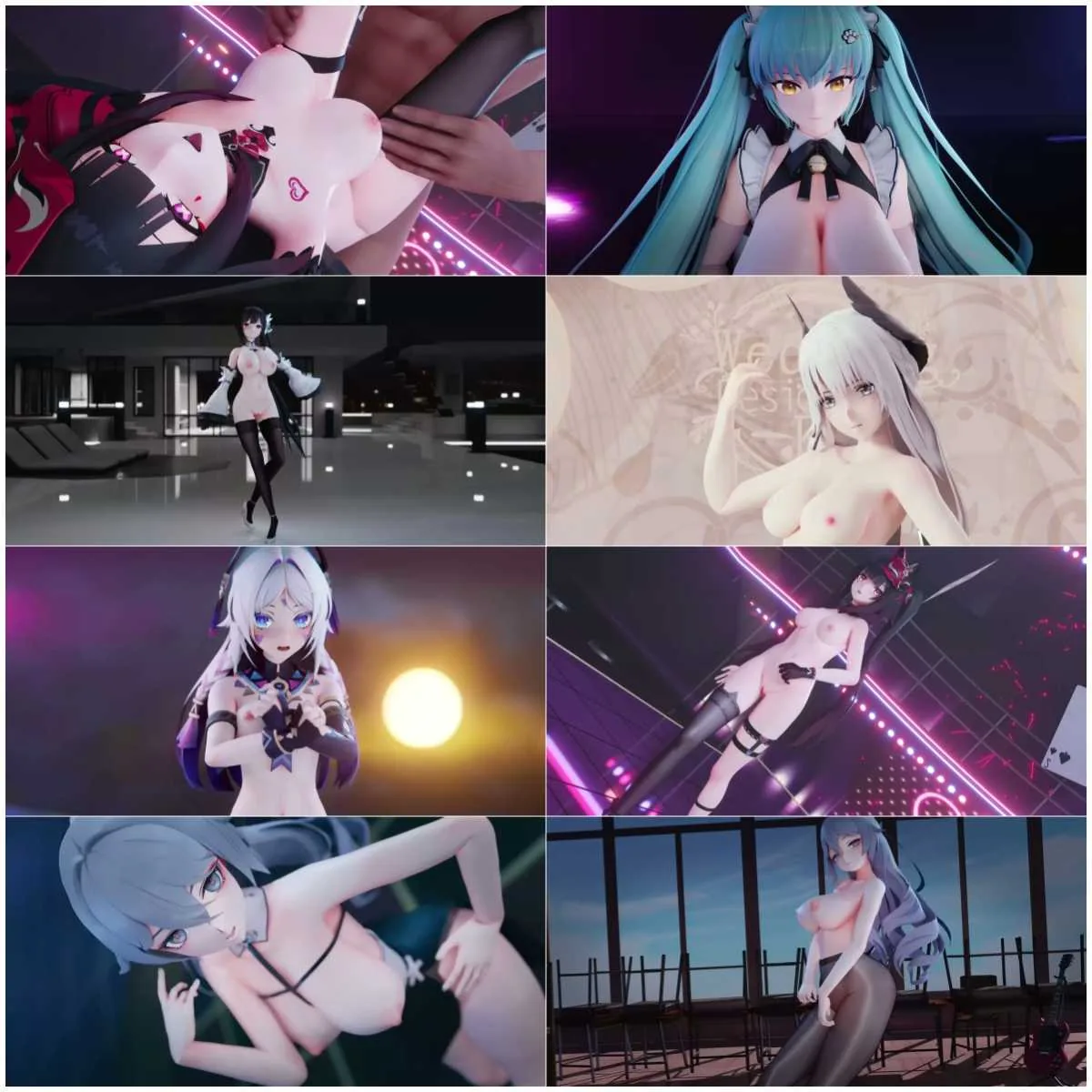 Lucia【高质量R18MMD】〔精品合集7〕（MMD）[更新至2025.6.1] 【FM转BD】/1.3G、8V