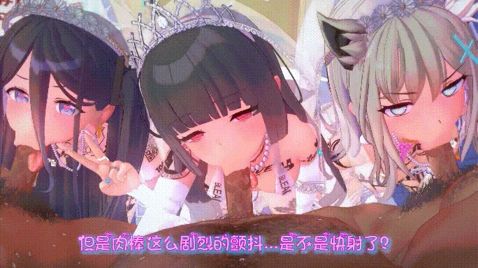 【MMD/绯村惠惠/纯啪/QOS】蔚蓝档案NTR 明日奈汇报着大家被黑爹调教的过程【204m/1080p/飞猫百度】