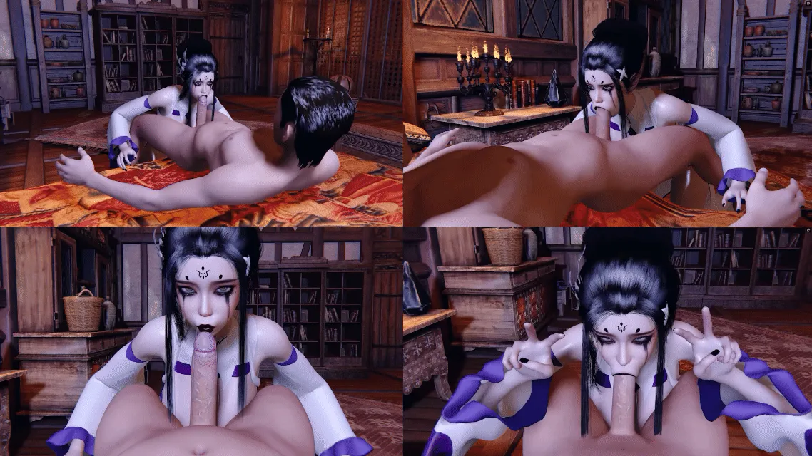 VAM小梦：黑神话之四妹cosplay马脸口交【3D同人动画】〔飞猫+微云〕 [209mb-4.23分钟]