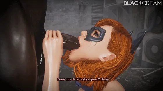 [3D/NTR/无修] BlackCream 3月新作：蝙蝠少女 Batgirl X BBC 性感御姐在黑色巨根抽插下逐渐堕落 [2.4G/FM/WY]