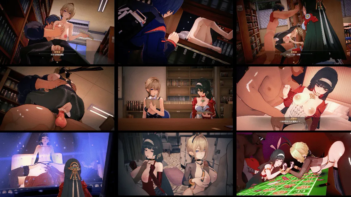 【KKkirito：绝区零之耀嘉音&伊芙琳的堕落日记】3D同人动画 /588mb-23.24分钟/飞猫+微云