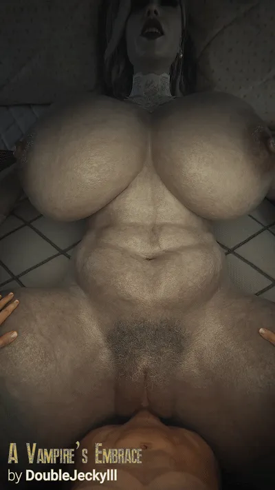 [3D/小马大车/CV] Jeckylll 4月新作：A Vampire’s Embrace 八尺夫人 性感御姐顶级爆乳肥臀激情爆肏 [1.3G/FM/WY]