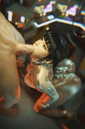 [3D/无修/CV] MEGAERA 7月新作：伊芙 性感女神娴熟口技吸茎侍奉 [1.9G/FM/WY]