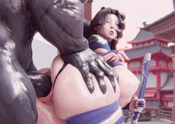 [3D/无修/CV] 雾子+灵蝶+大黄蜂 性感丰满御姐后入激情爆肏 AzureLotus 9月新作 [FM/205M/WY]