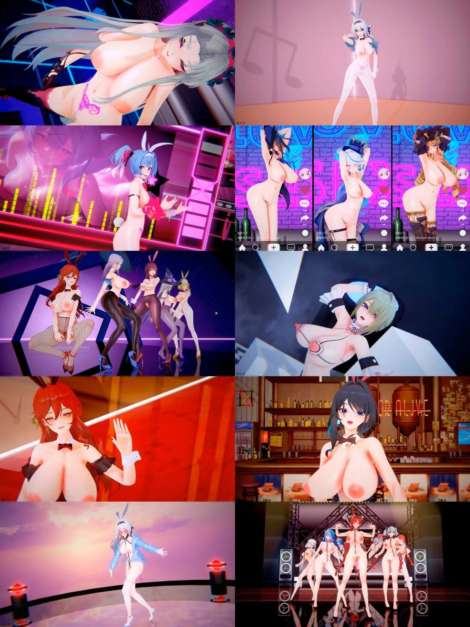 （MMD）【更新至2025.7.14】里小子_舞脱（精品合集2）［超高质量R18MMD］〔3.5G/16V〕【FM转BD】