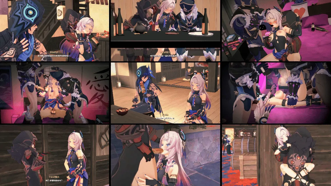 【3D同人动画】Chi-原神-贪杯的茜特菈莉 〔252mb/11.04分钟〕 [飞猫+微云]