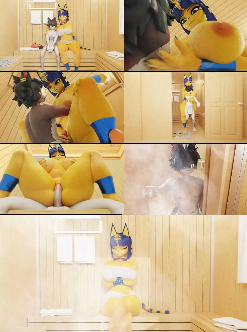 【埃及猫桑拿房艳事】Shwazy3D 3D动画 /269mb/8.05分钟 飞猫+百度 [新作]