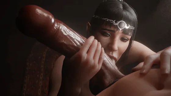 [3D/无修/CV] Nahz3D -2503新作：D.Va+影心+黑百合+天使 性感御姐激情爆肏 [1.2G/FM/WY]