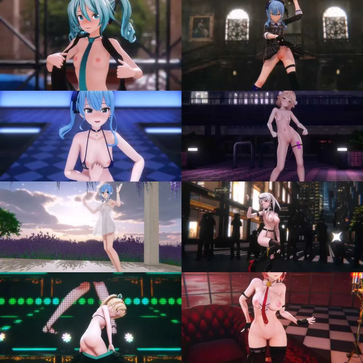 【MMD】精品合集4_超高质量R18MMD_Kiido_丝滑舞脱 [更新至2025.6.30] /1.5G/8V/ 〔FM转BD〕