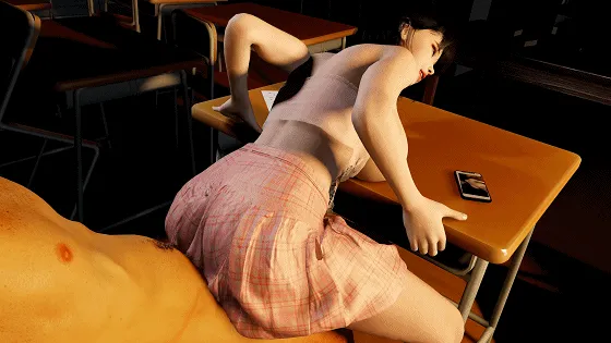 [3D/NTR/VAM] 牛头人爱好者：拜金女-教室NTR 巨乳人妻教师被不良学生侵犯中出 [3.9G/FM/WY]