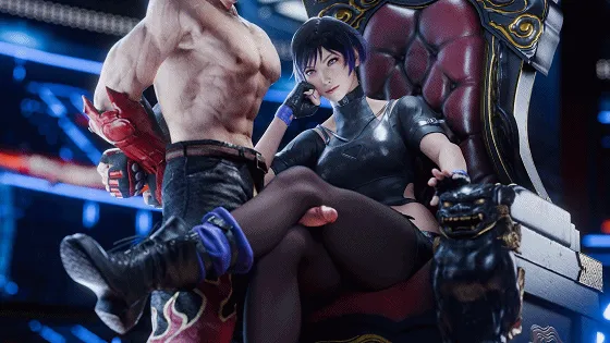 [3D/无修/CV]黑皇后+蕾娜+魅魔 性感黑丝御姐强制腿交骑乘榨精 Magikal3D 10月新作 [FM/WY/3.7G]