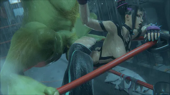 [3D/无修/CV] Gifdoozer 3月新作：蛛俐+涅提妮+蒂法 性感女神异种触手侵犯爆肏 [461M/FM/WY]