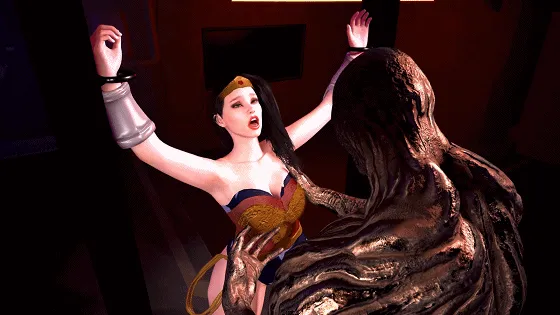 [3D/无修/CV] szyca：性感御姐异种调教爆肏中出 Wonder Woman 神奇女侠 [WY/FM/1.4G]
