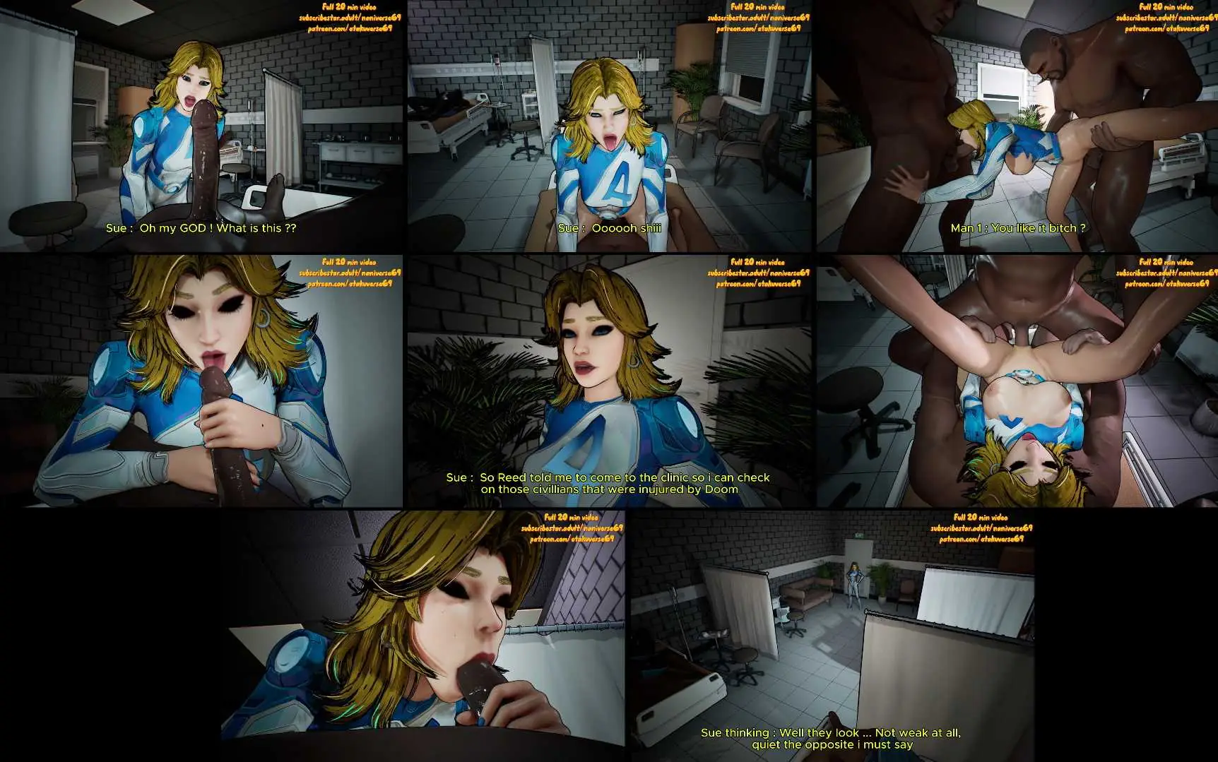 naniverse69【3D】隐形女 漫威 [225mb-6.56分钟] /中文