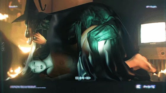 [3D/无修/NTR] SRVN -2412新作：萨姆斯+黑猫+史卡蕾特+蒂法 性感女神一脸享受着狗狗的巨根中出 [18G/FM/WY]