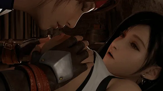 [3D/NTR/CV] Teehee 2月新作：爱丽丝X萨菲罗斯+杰西X蒂法 性感女神激情爆肏 [975M/FM/WY]